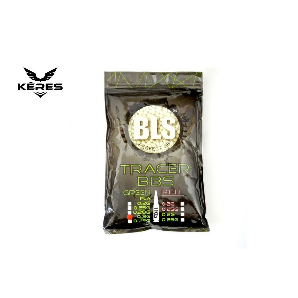 Nasvětlovací kuličky PLA Tracer - zelené 0.30g/3300ks - 1 Kg - BLS