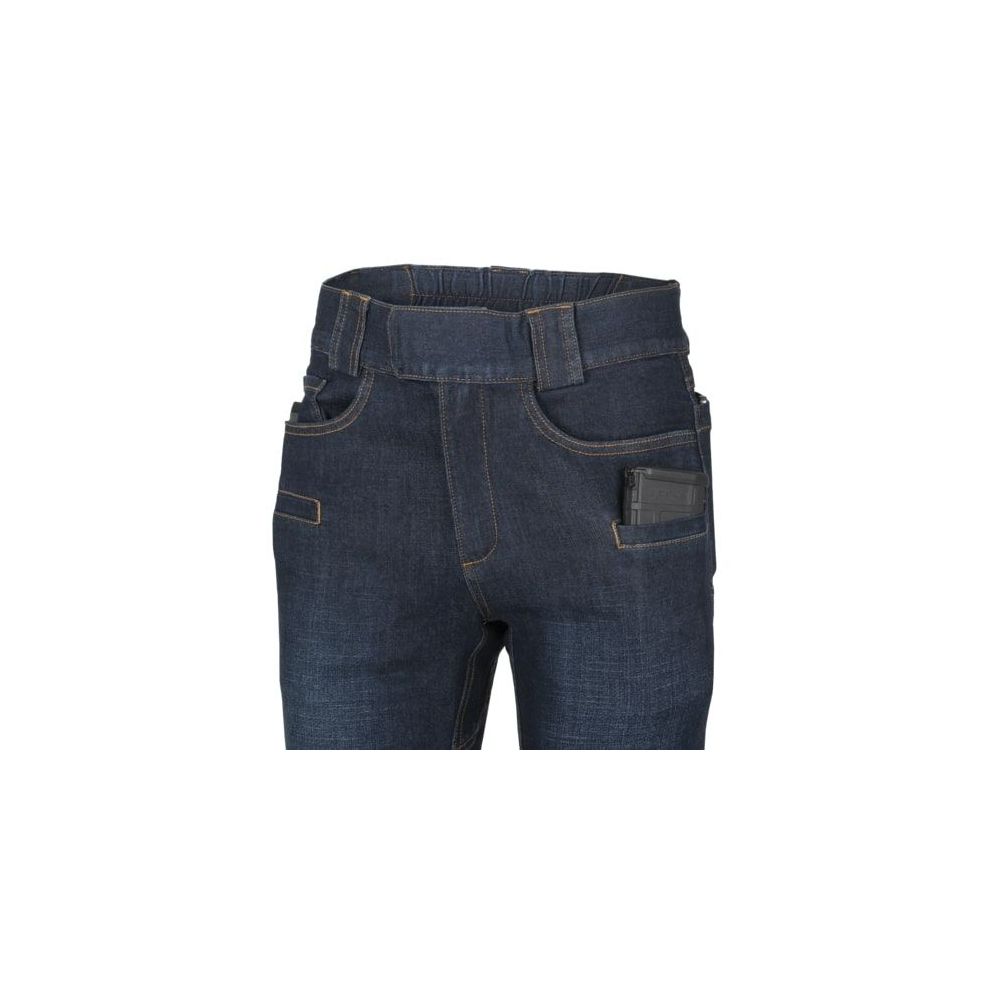 Kalhoty Greyman Tactical Jeans® - Denim Mid -  Dark Blue  - Helikon-Tex®