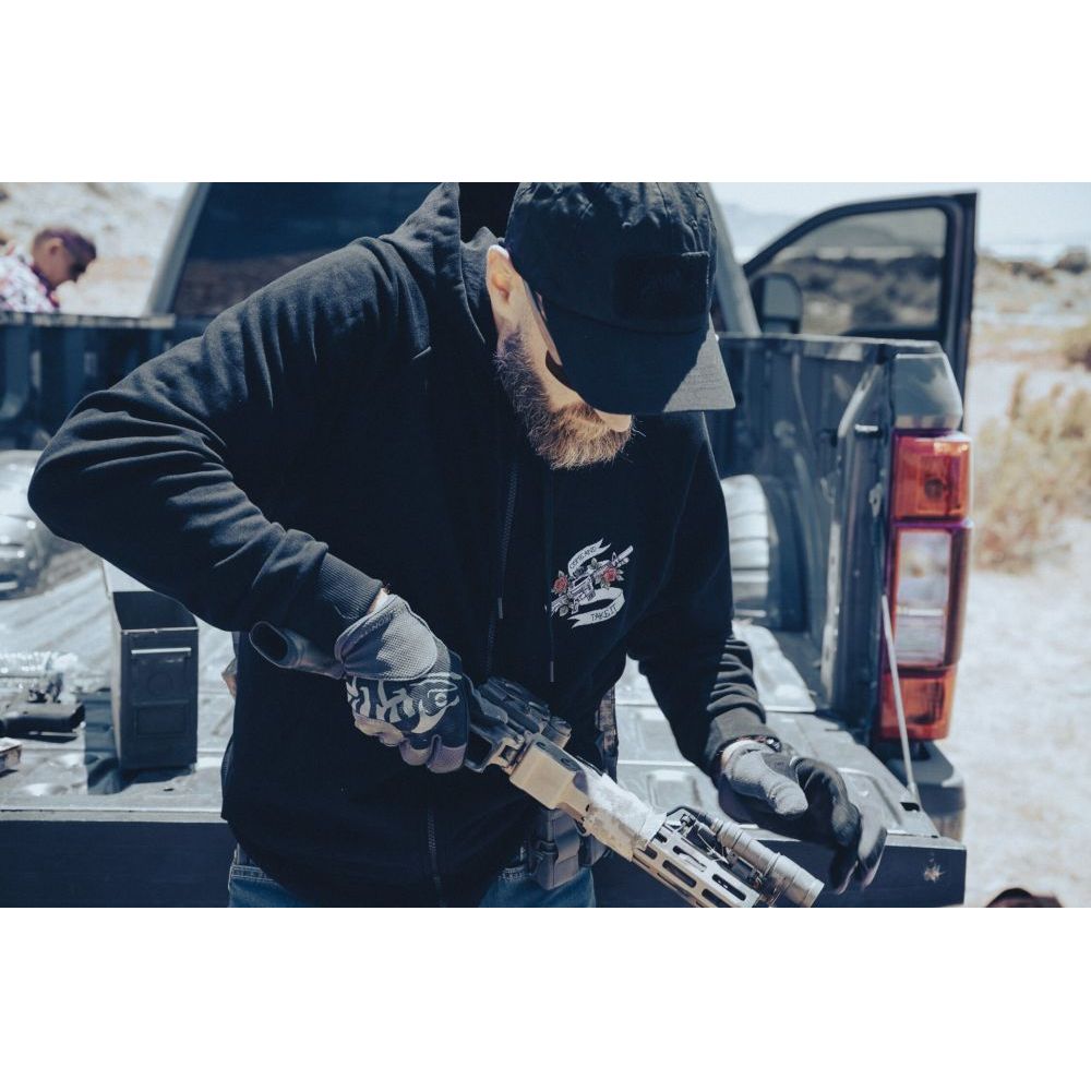 Mikina Hoodie - Fullzip Come and take it - černá - Helikon-Tex®